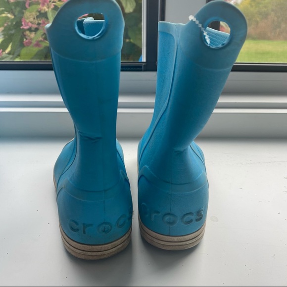 Crocs bump it up rubber rain boots - Picture 2 of 7